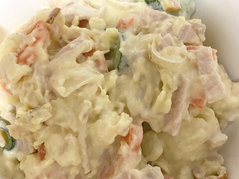 電子レンジで時短！じゃがいもほくほくポテトサラダ◎